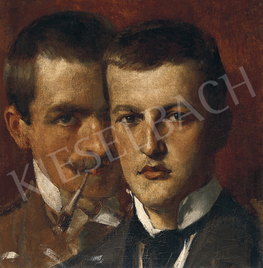 Ismeretlen festő, 1900 körül - Kettős portré | 54. Téli aukció aukció / 186 tétel
