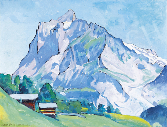  Benois di Stetto, Alexander - Wetterhorn in Grindelwald, 1942 | 54. Téli aukció aukció / 5 tétel