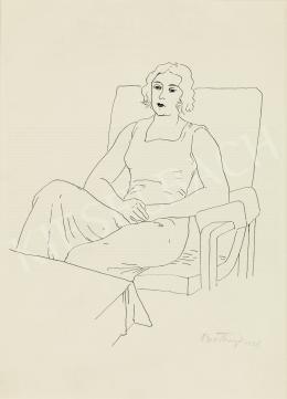  Bortnyik, Sándor - Sitting Woman, 1928 