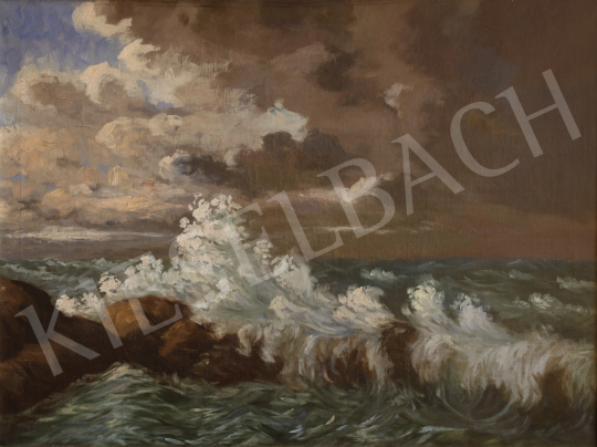 Unknown painter - Bank-Swell painting