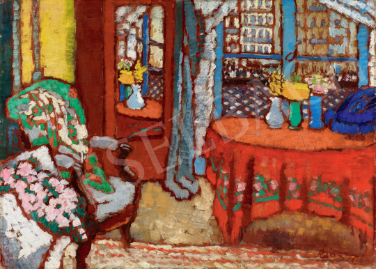 Rippl-Rónai, József - Interieur in Paris, 1910 painting