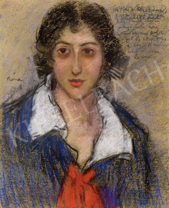 Rippl-Rónai József - Elzike, 1918 festménye