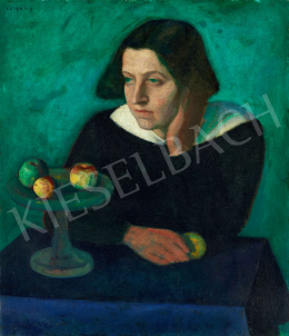  Czigány, Dezső - Portrait of Borbála Szilasi, c. 1917 