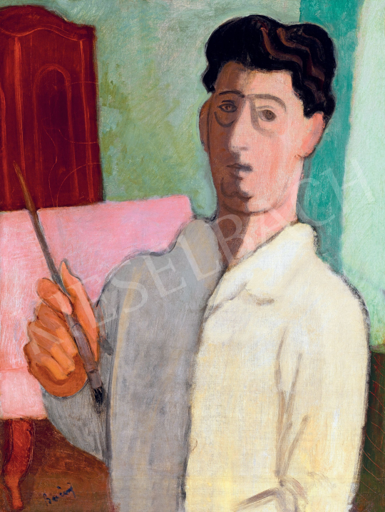 Berény, Róbert - Self-Portrait, c. 1929 painting