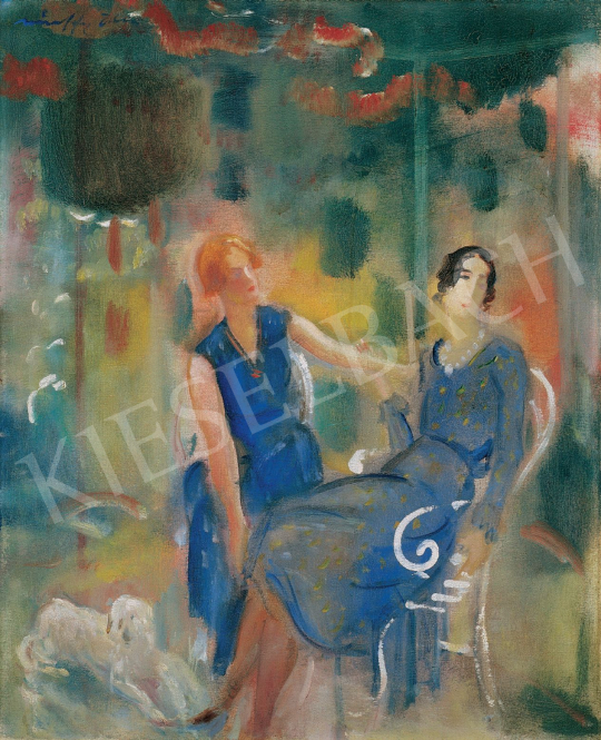  Márffy Ödön - Ticharich Zdenka és Csinszka, 1930 körül festménye