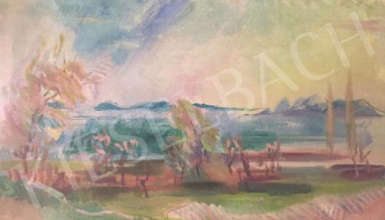  Hincz, Gyula - Lake Balaton, c. 1940 painting