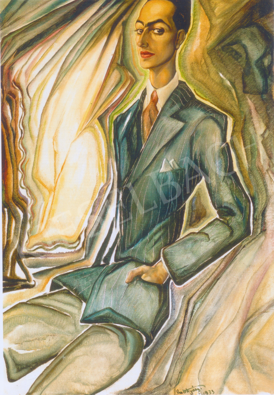  Batthyány, Gyula - Portrait of Jenő Marich painting