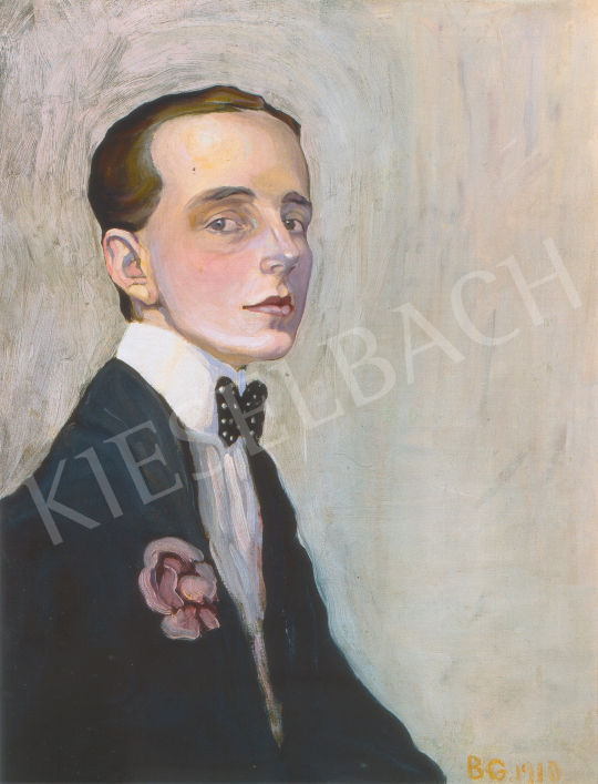  Batthyány, Gyula - Self-Portrait painting