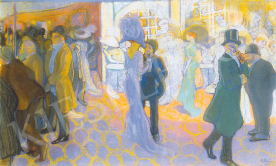  Batthyány Gyula - Toulouse Lautrec a Moulin Rouge-ban festménye
