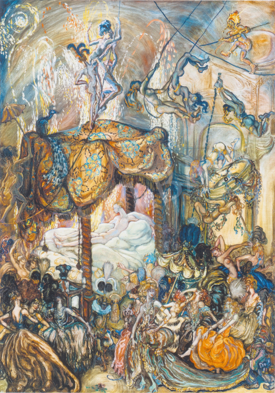  Batthyány Gyula - A királyfi unatkozik festménye
