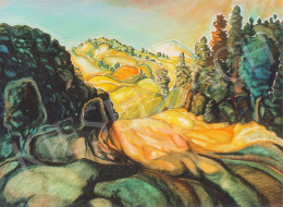  Batthyány, Gyula - Hilly Landscape (circa 1937)