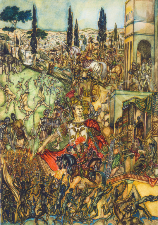  Batthyány Gyula - A római birodalom festménye