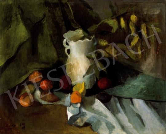 Orbán, Dezső - Still-Life with a White Vase and Fruit, about 1910 | 24th Auction auction / 196 Lot