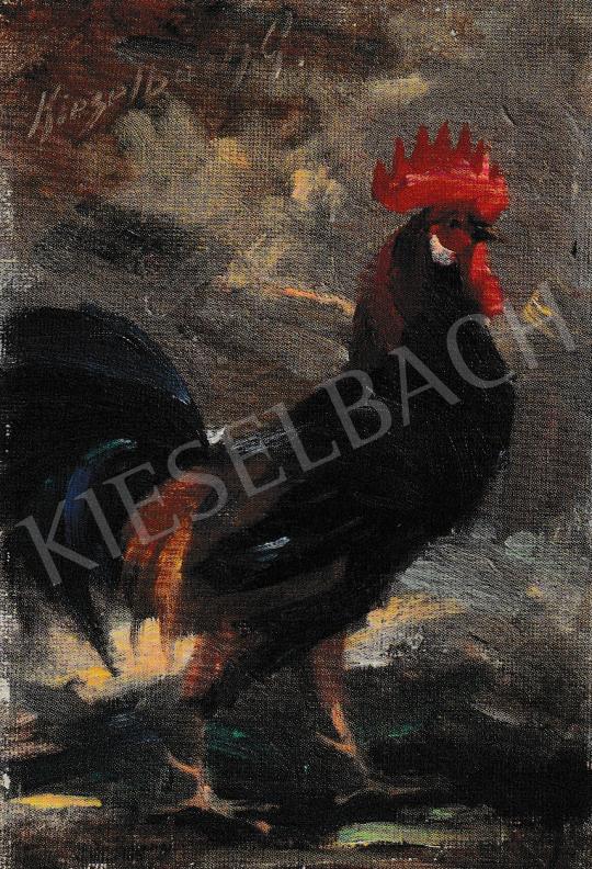  Kieselbach, Géza - Cock, 1950-1960 painting