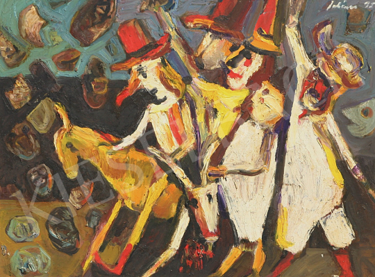 Eladó Schéner Mihály - Velencei karnevál festménye