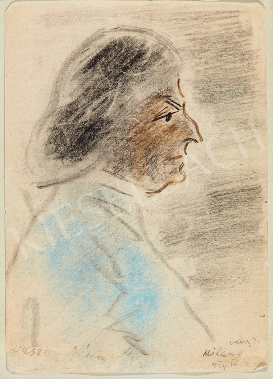  Vaszary János - Női portré, 1929 festménye
