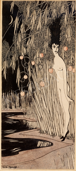  Ismeretlen festő Balogh jelzéssel - Édenkert, 1918 