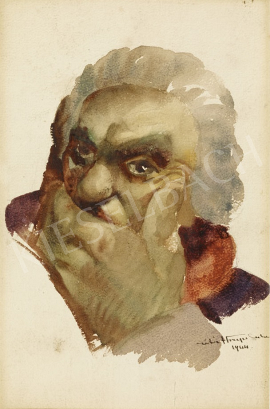 For sale  Hiripi, Gyula - Portrait of an Old Man, 1944 's painting