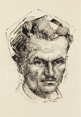  Hiripi Gyula - Önarckép, 1944 