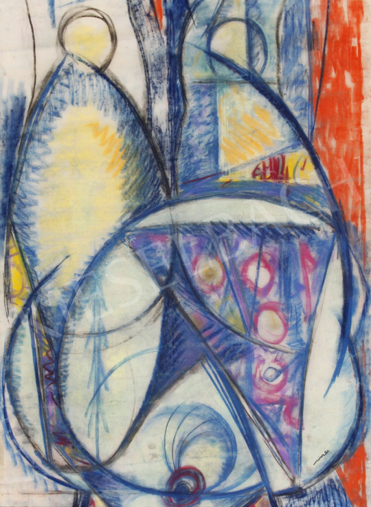  Hincz, Gyula - Shapes, Forms painting
