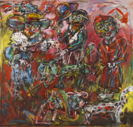  Tóth, Ernő - With a Dog, 2004 