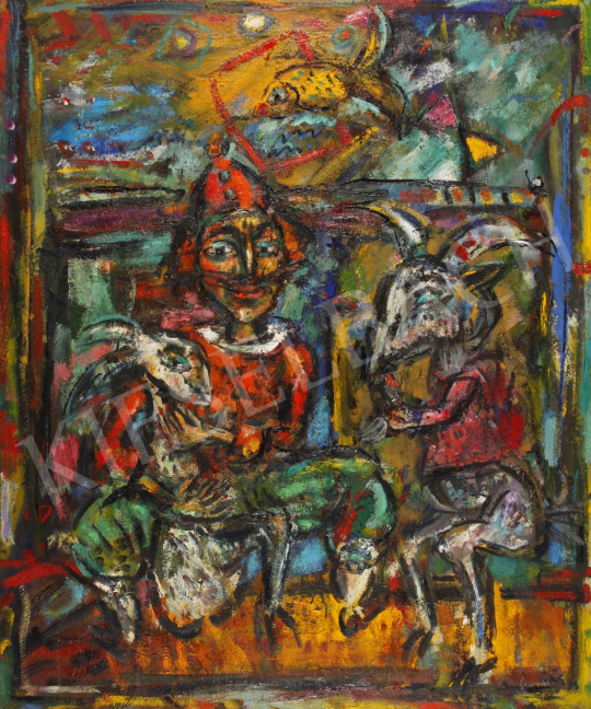 For sale  Tóth, Ernő - Scene, 1993 's painting