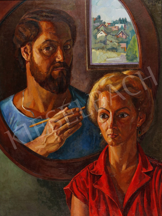 For sale  Józsa, János - Double Portrait, 1983 's painting