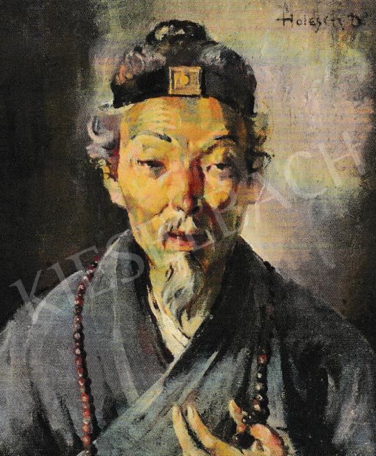 Holesch Dénes - Kínai szerzetes festménye
