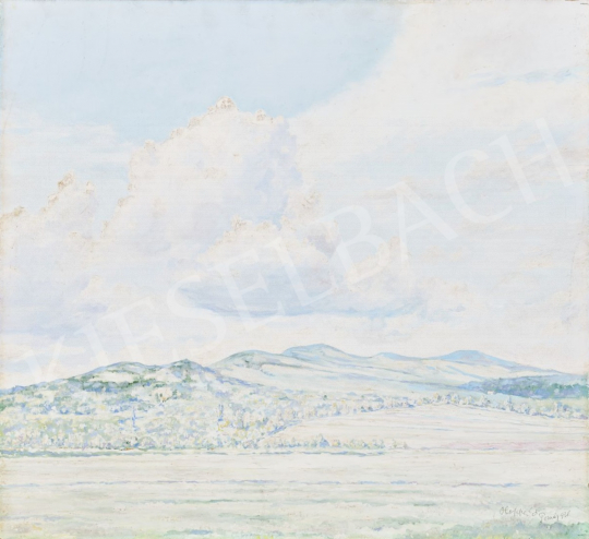  Hoppe, István - Hills at Pomáz, 1938 painting