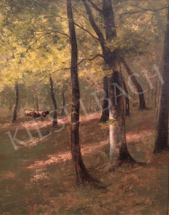 Tölgyessy Artúr - Erdő mélyén festménye