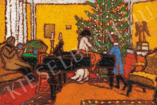 Rippl-Rónai József - Karácsony, 1910 körül festménye