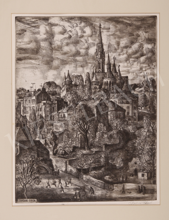  Szabó, Vladimir - Szalag Street, 1964 painting
