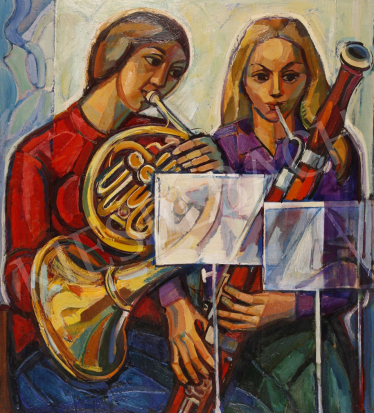 For sale  Józsa, János - Musicians 's painting