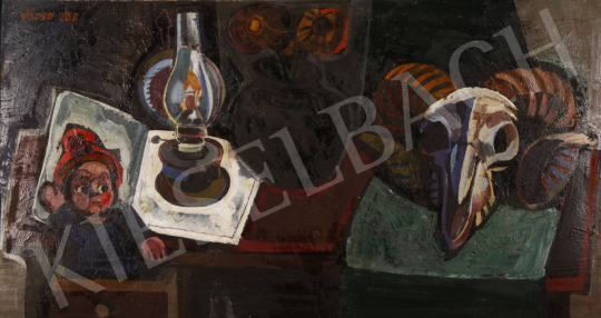 For sale  Józsa, János - Still-Life with a Ram's Head, 1968 's painting