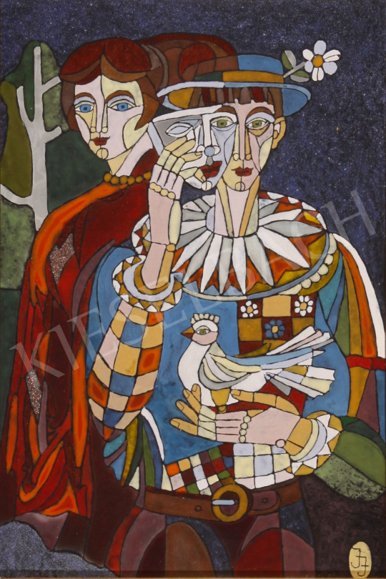 For sale  Józsa, János - Man with a Pigeon 's painting