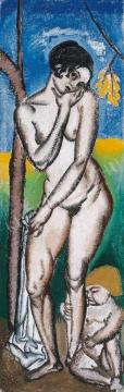 Lehel Mária - Akt, 1911 körül festménye