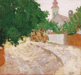  Kádár, Béla - Village Street, c. 1910. 