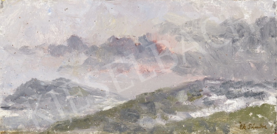 For sale  Ék, Sándor (Alex Keil) - Landscape at Hármashatár-hegy 's painting