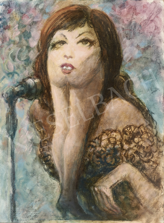 For sale  Ék, Sándor (Alex Keil) - Singer 's painting