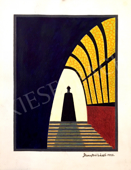 Monostori, László - At the Door of Light, 1998 painting