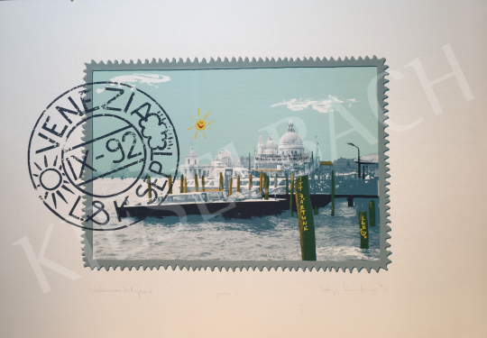 For sale Szőnyi, Krisztina - Venice Stamp 2., 1993 's painting