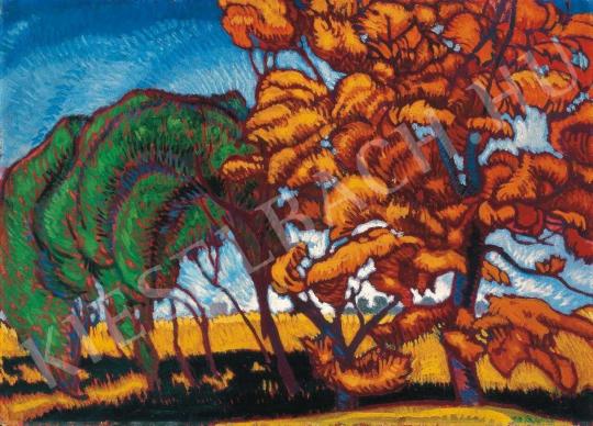  Farkas, Béla - Autumn, 1913. painting
