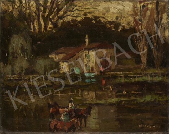 For sale Károlyi, Lajos - Watermill 's painting