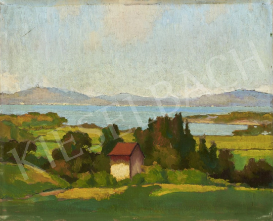 For sale Balla, Béla - Landscape (Lake Bárdi) 's painting