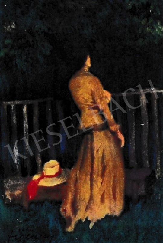  Ferenczy Károly - A merengőhöz / A merengő, 1902 festménye