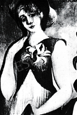  Csontváry, Kosztka Tivadar - Woman with Lily 