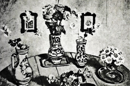 Fényes, Adolf - Pots with Flowers, 1934 (?) 