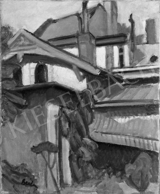 Berény Róbert - Városmajori utcai ház, 1906 (?) festménye