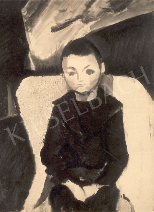 Berény, Róbert - Portrait of a Boy, c. 1911 painting