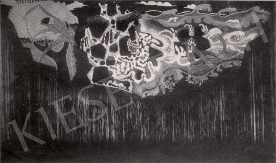 Berény Róbert - Hímzés, 1912 festménye